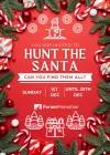 Red & Green Simple Christmas Party Poster.webp