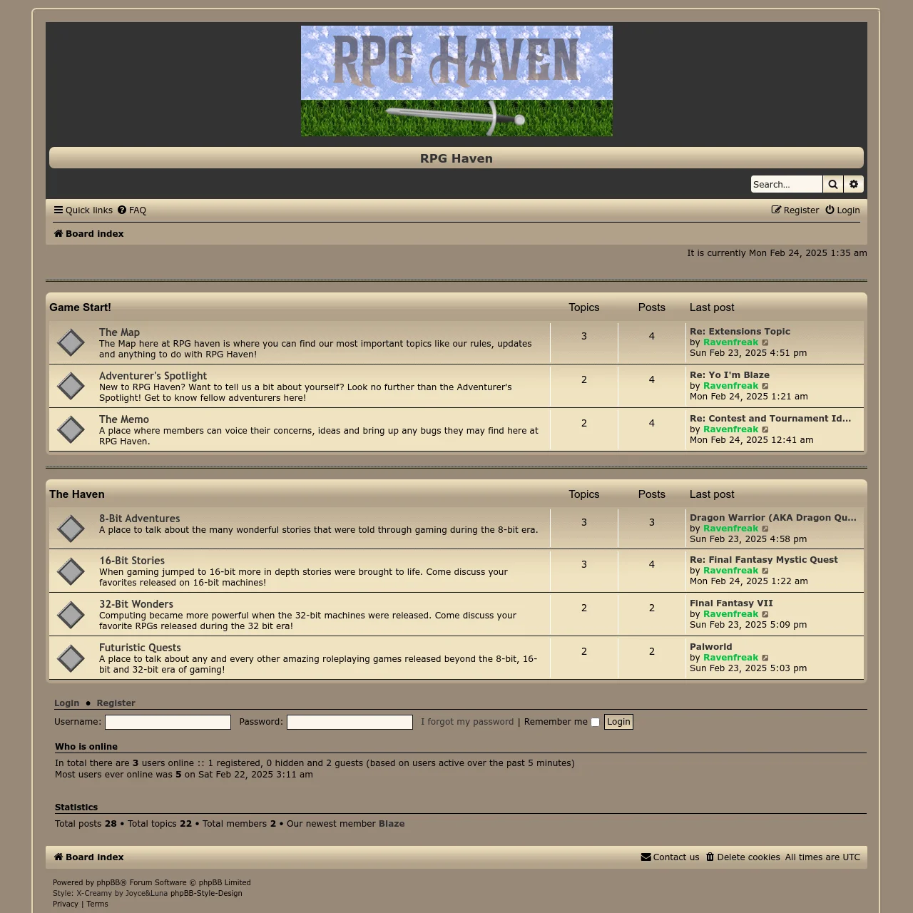 RPG Haven - Index page.webp